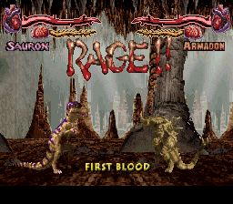 恐龙格斗／原始之怒SFC游戏截图第10张