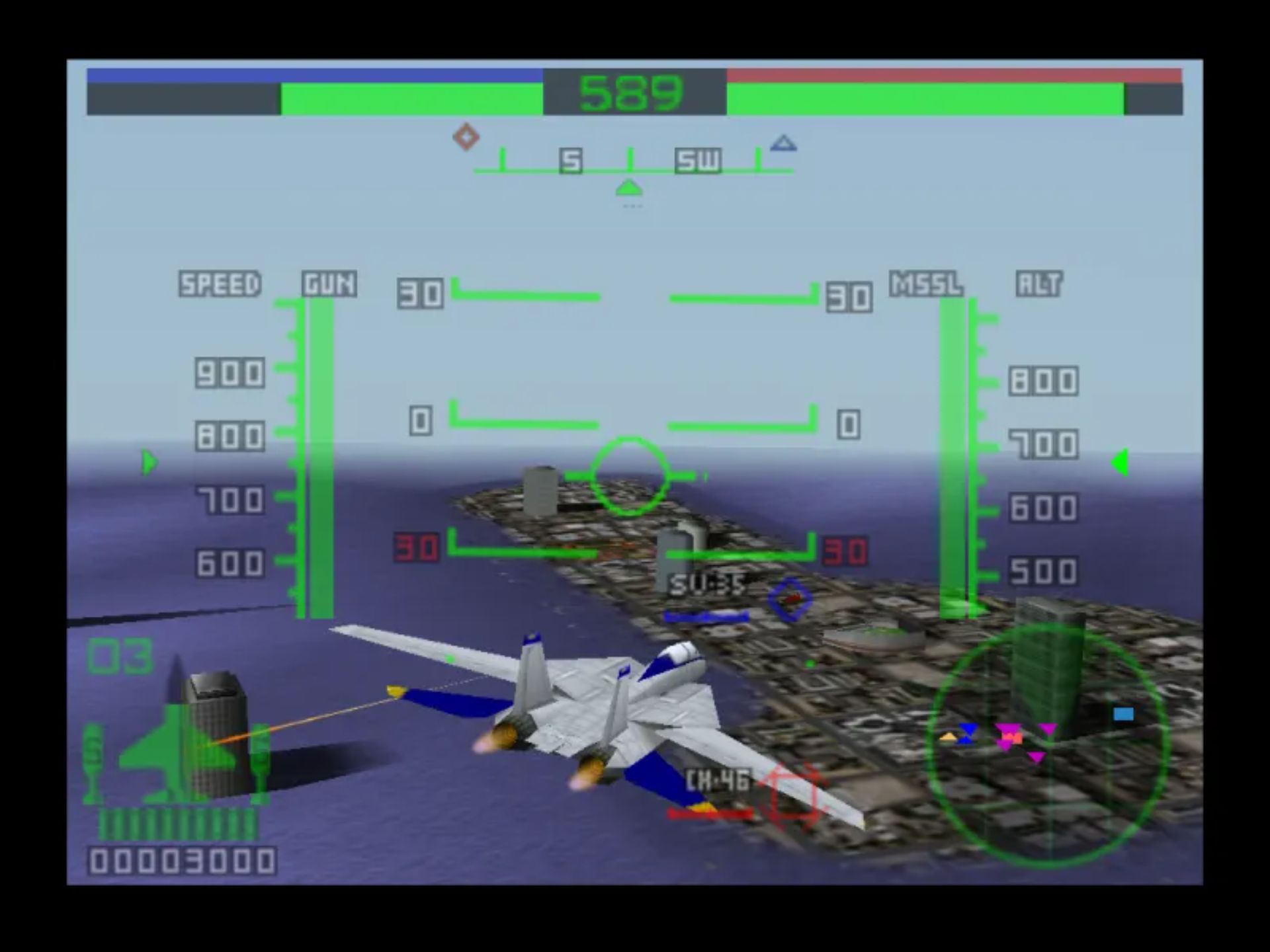 音速战机：突击N64游戏截图第13张