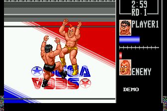 摔跤大战／摔角大战MD游戏截图第2张