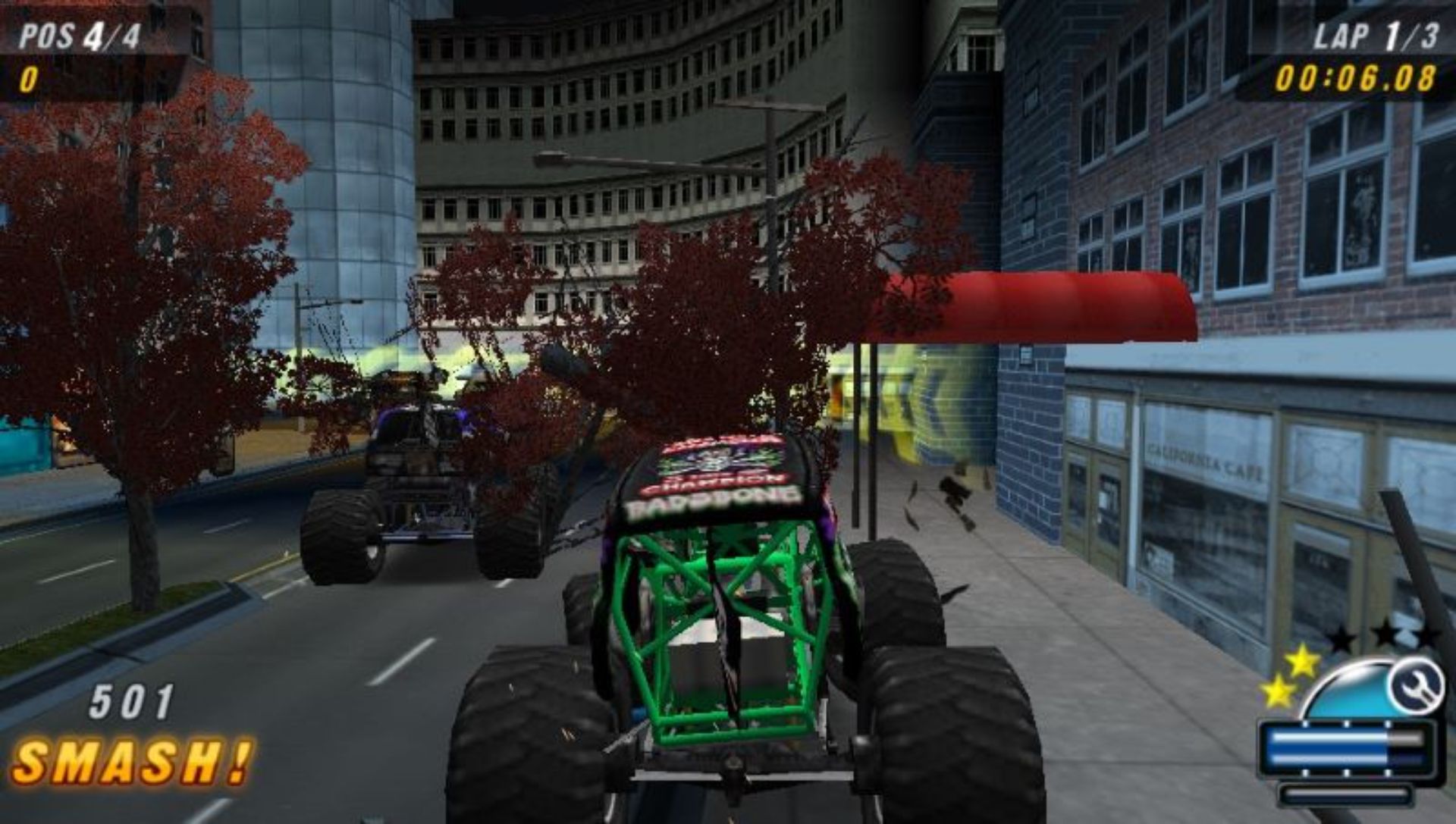 怪物卡车：城市乱斗PSP游戏截图第8张