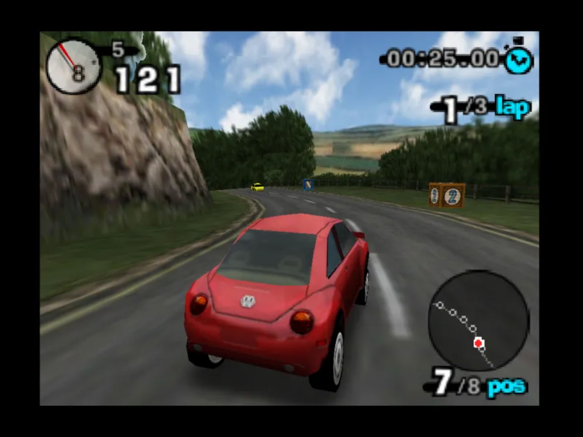 甲壳虫冒险赛车N64游戏截图第8张