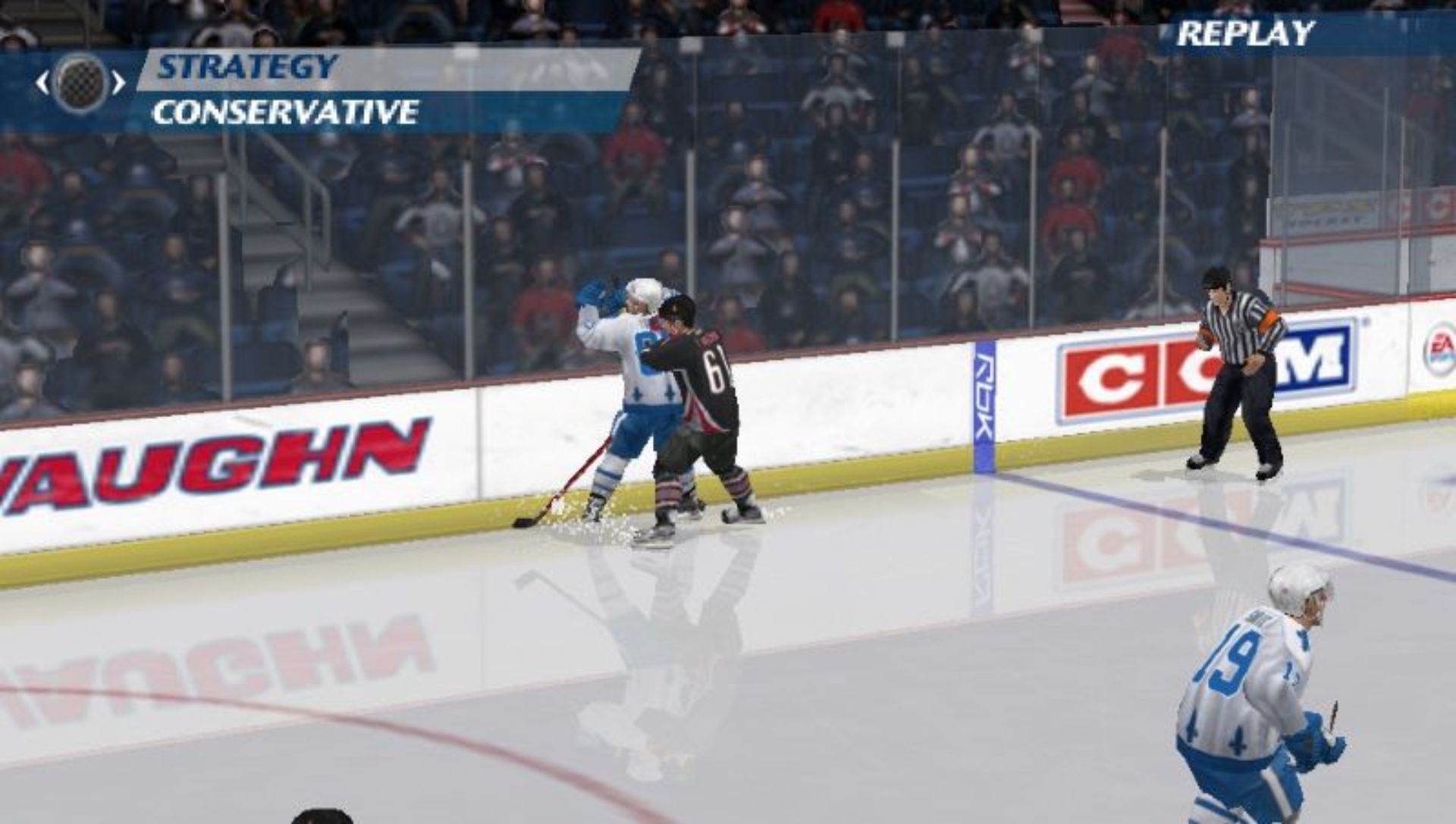 NHL冰球07PSP游戏截图第20张