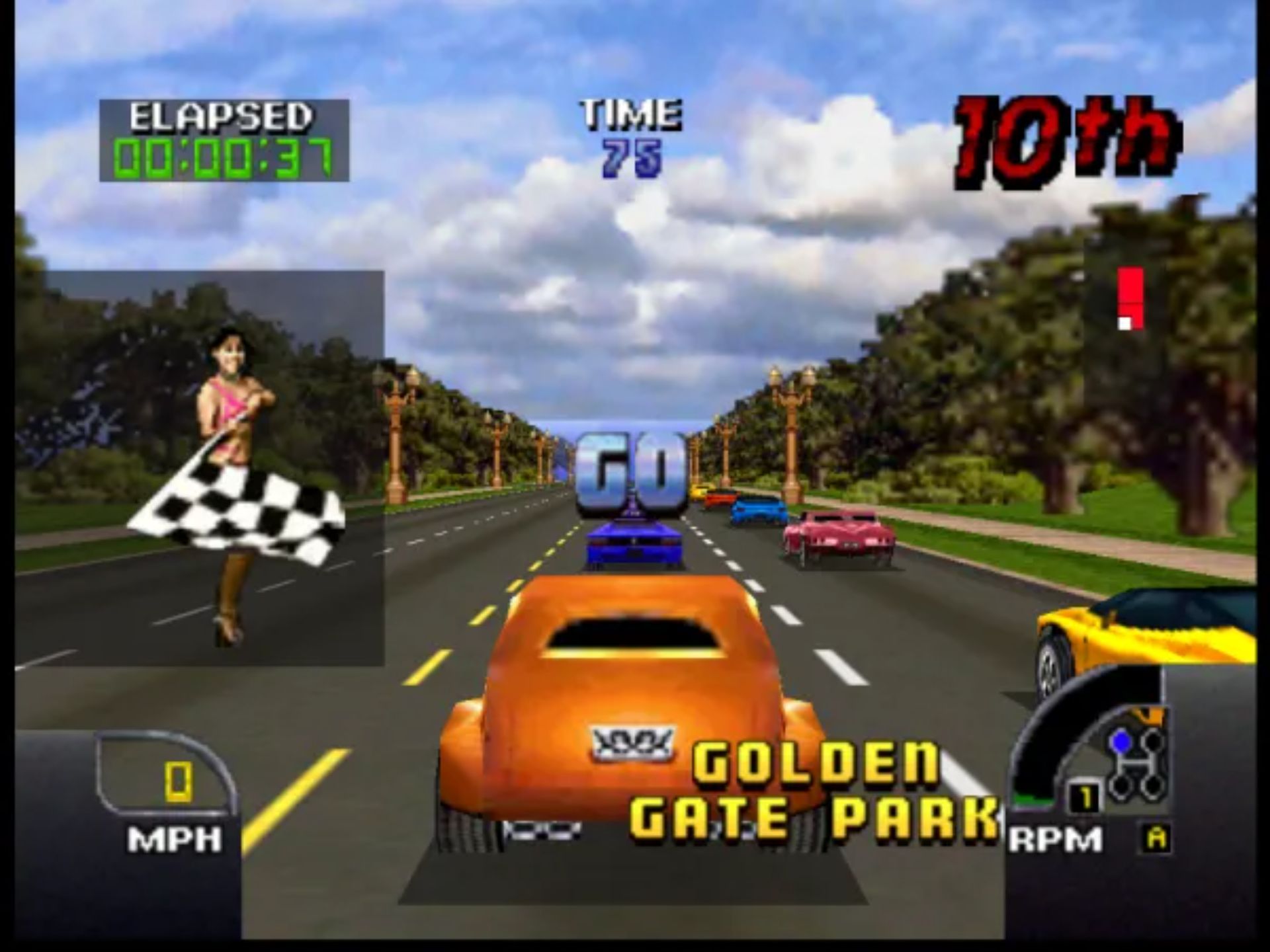 美国赛车N64游戏截图第14张