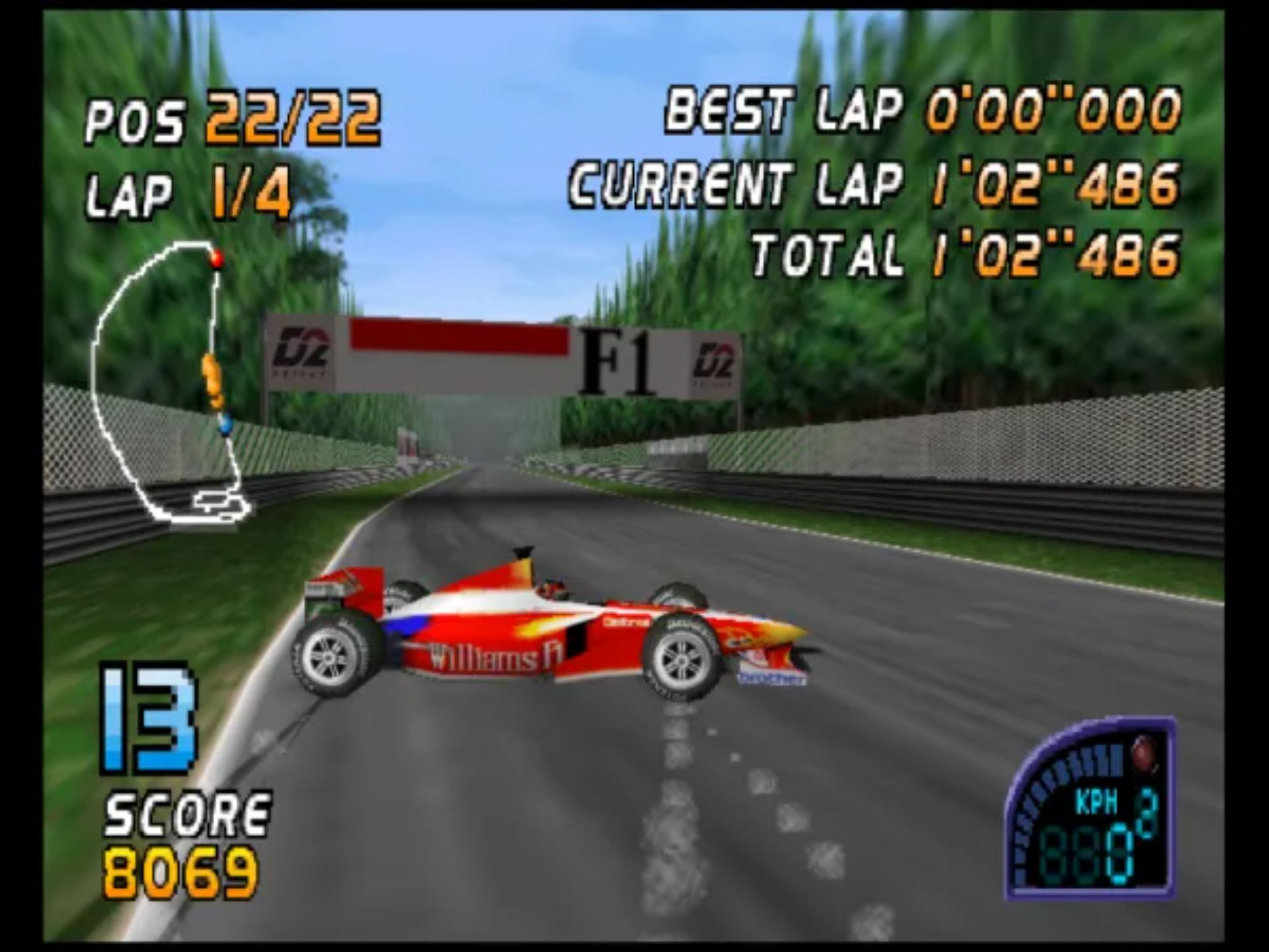 F1赛车锦标赛N64游戏截图第9张