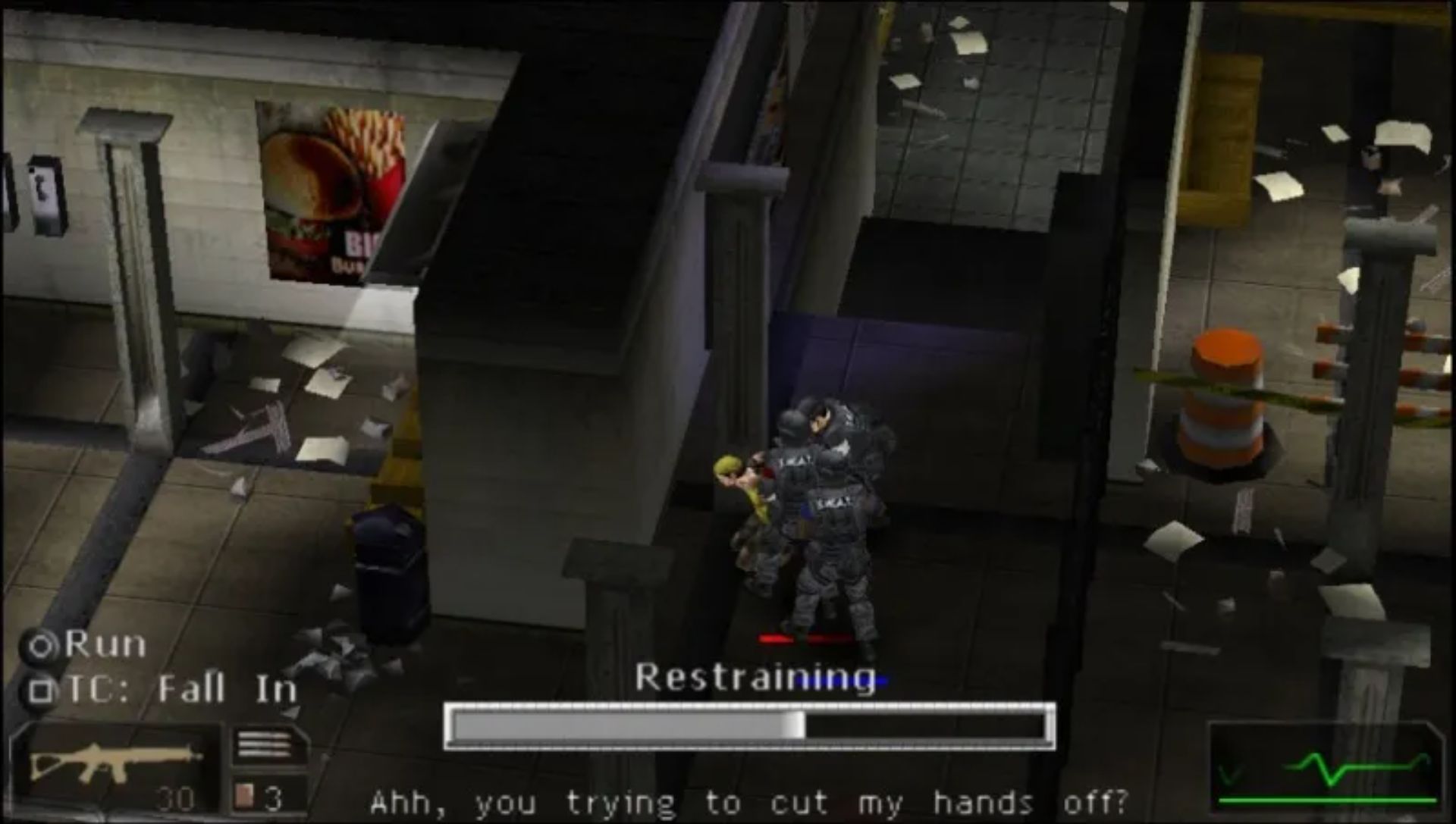 特警精英：自由目标PSP游戏截图第11张