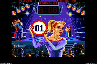 强中强：踢拳锦标赛／自由搏击：强中强MD游戏截图第10张