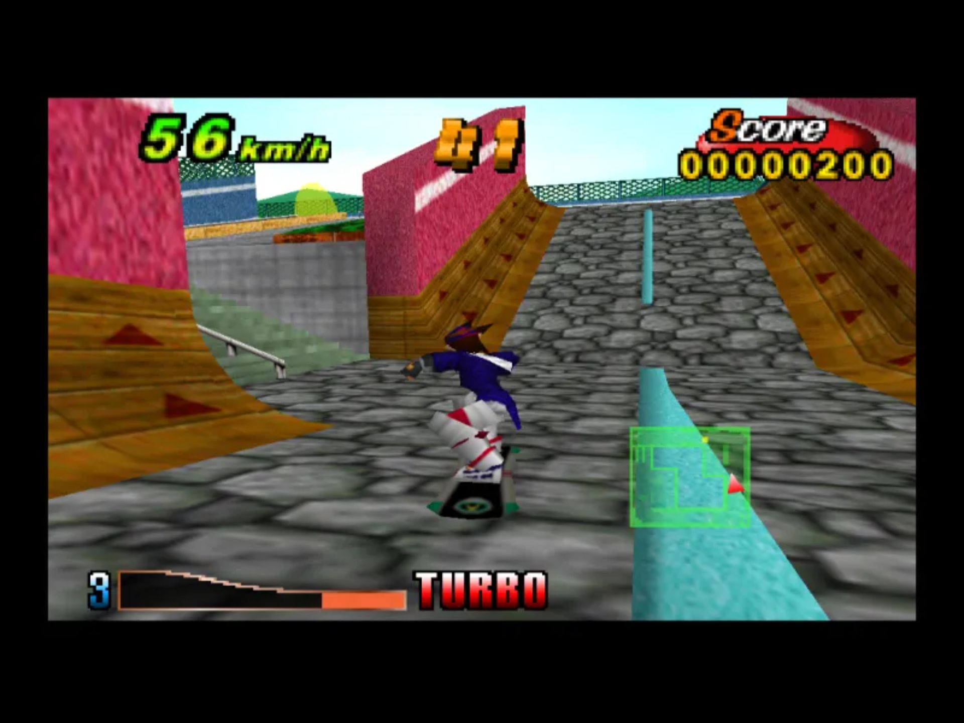 疾风滑板64N64游戏截图第21张