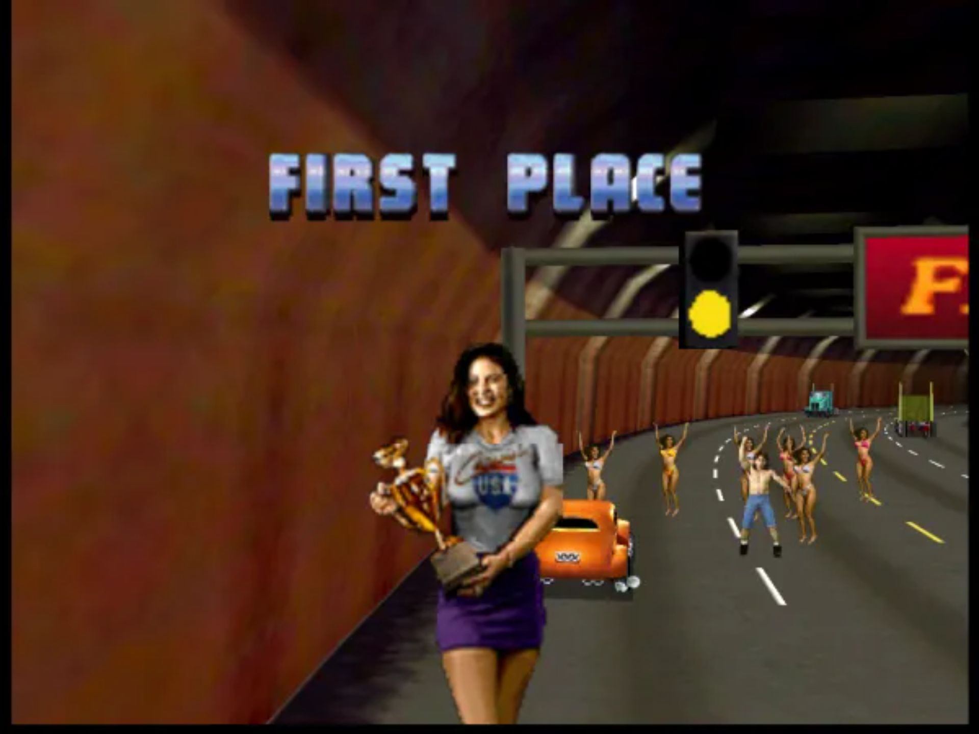 美国赛车N64游戏截图第23张