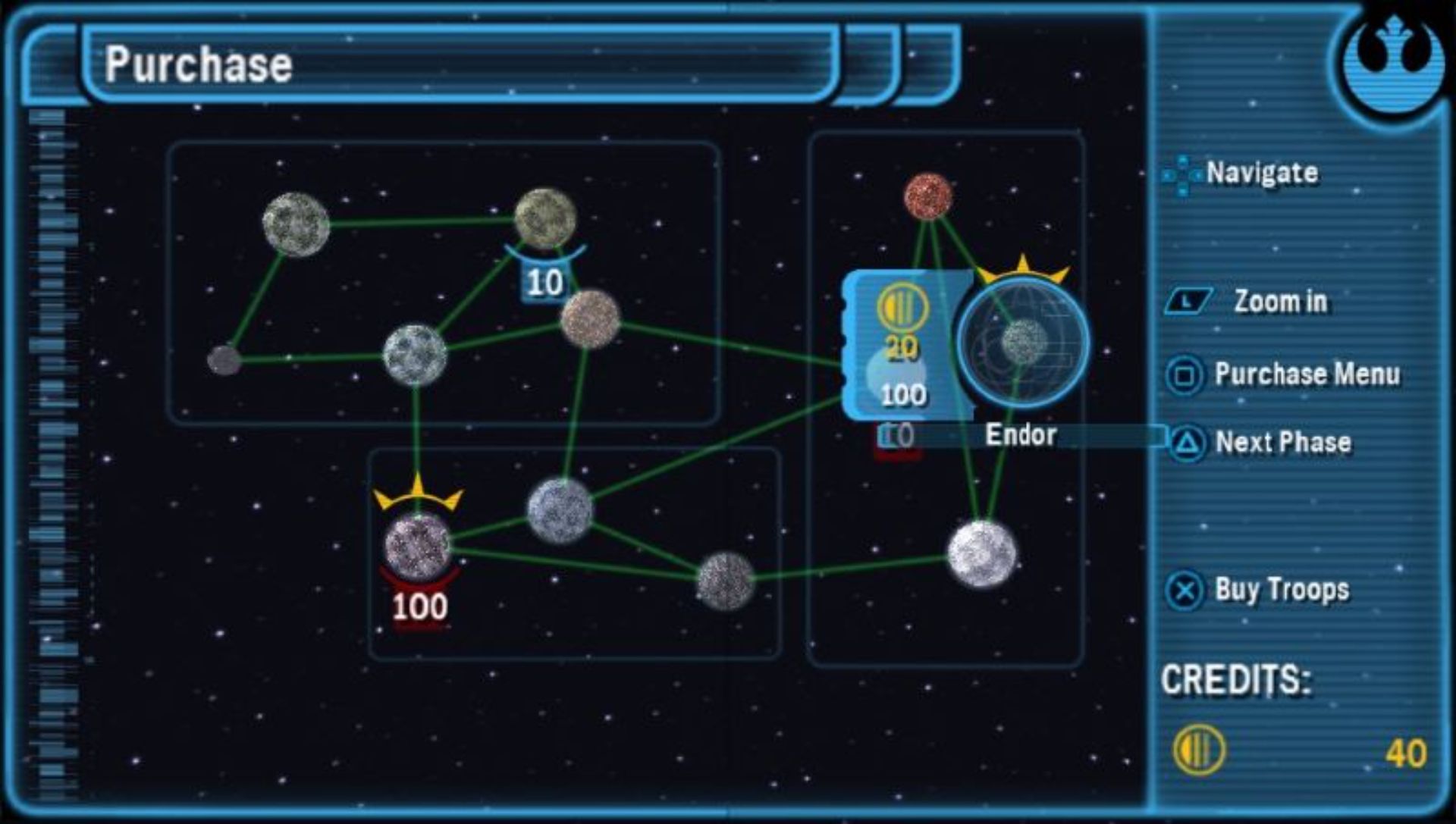 星球大战：前线（精英舰队）PSP游戏截图第3张