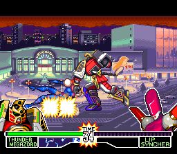 恐龙战队：金刚对决SFC游戏截图第12张