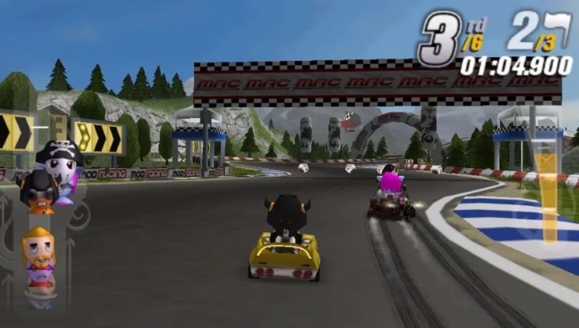 模组世界赛车PSP游戏截图第4张