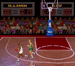 NBA全美明星挑战赛SFC游戏截图第7张