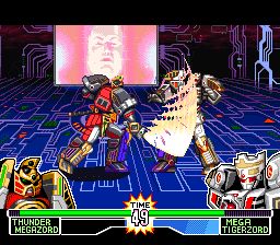 恐龙战队：金刚对决SFC游戏截图第6张