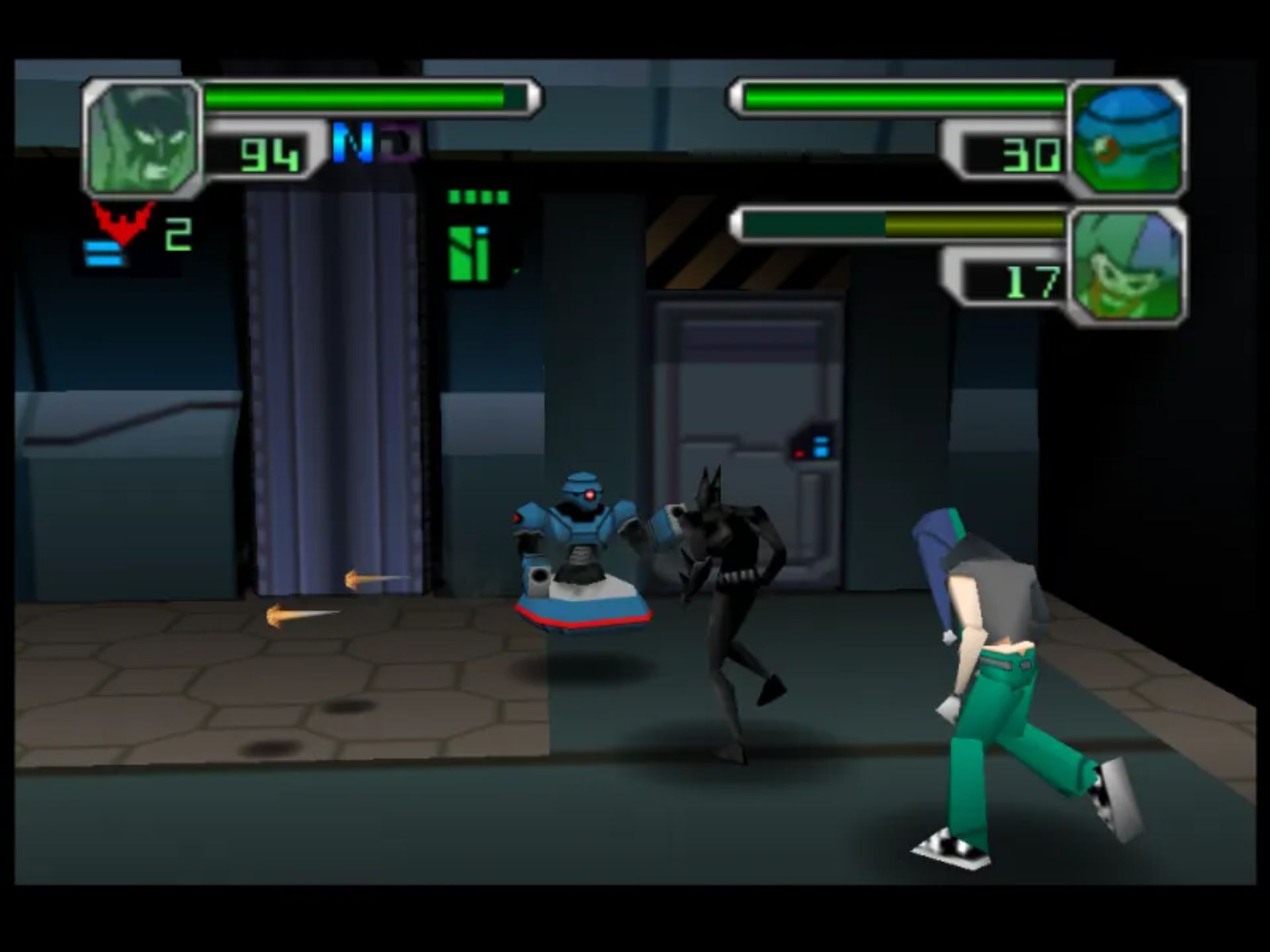 未来蝙蝠侠：小丑的归来N64游戏截图第9张