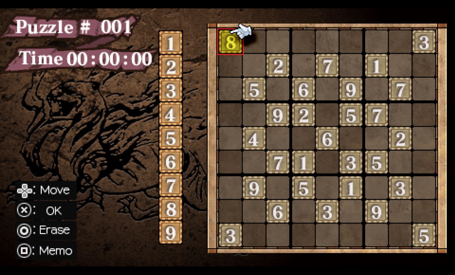 魔法数独／数字游戏10000问／数独10000问PSP游戏截图第4张