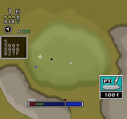 芹泽信雄的高尔夫／机器人高尔夫SFC游戏截图第20张