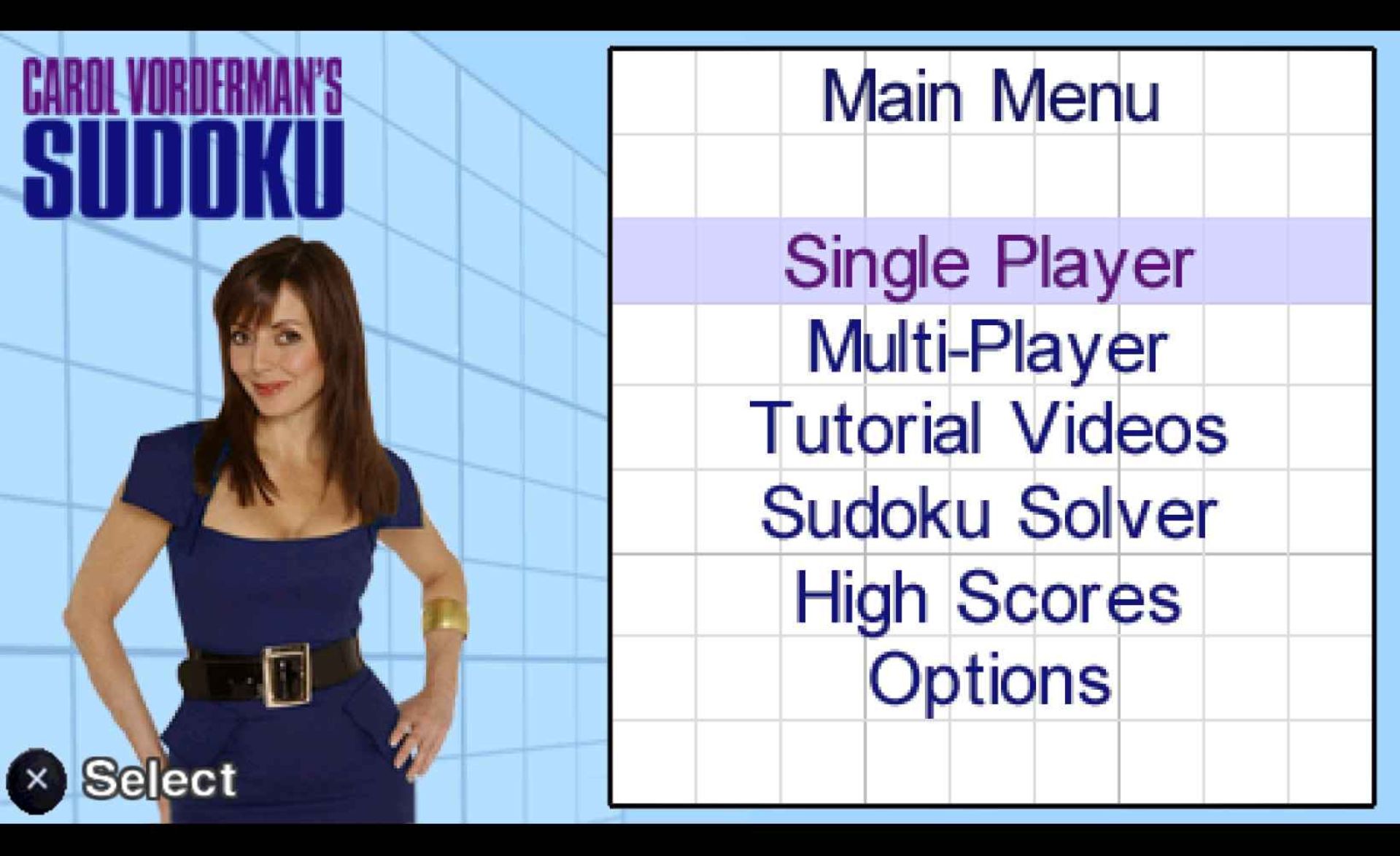 卡罗尔沃德曼的数独PSP游戏截图第2张