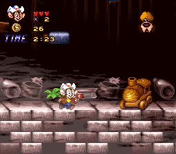 美国鼠谭：西部历险记／西部枪鼠SFC游戏截图第9张