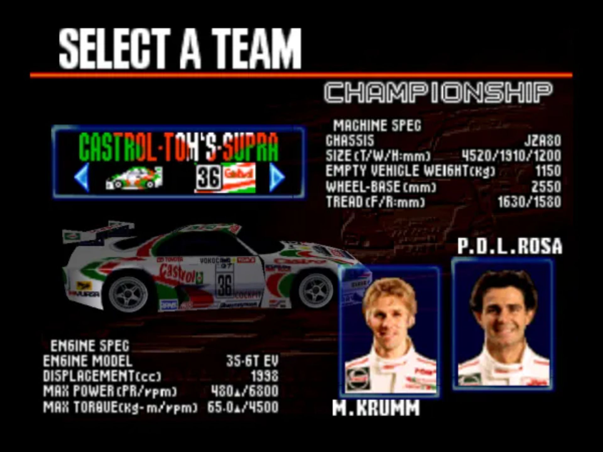 GT64锦标赛版N64游戏截图第5张