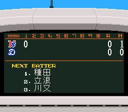 拿姆科棒球3SFC游戏截图第12张