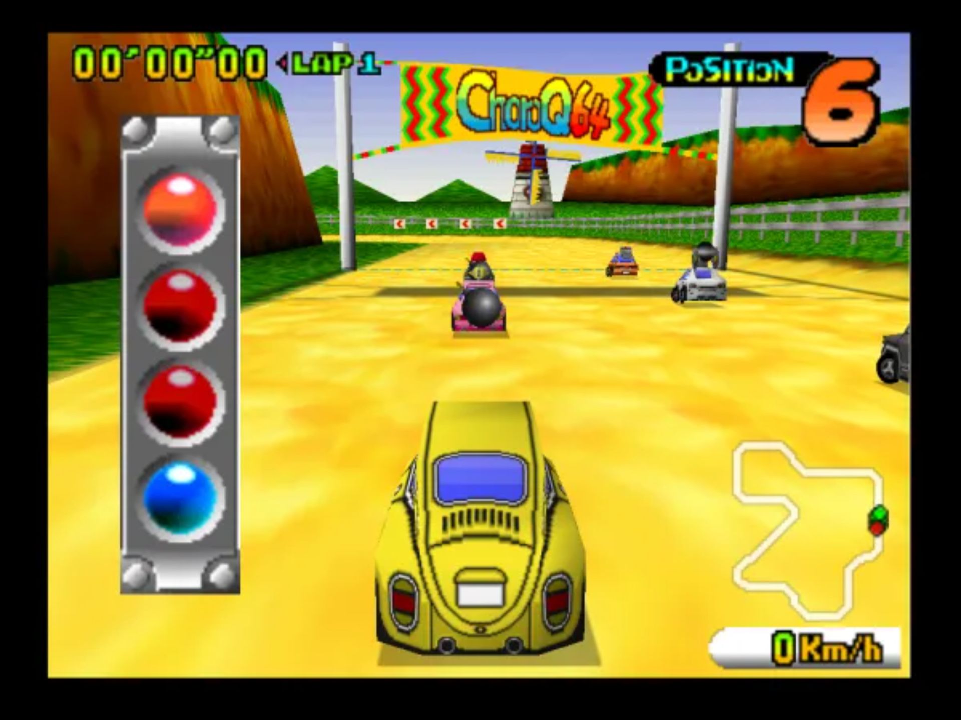 可爱Q赛车N64游戏截图第12张
