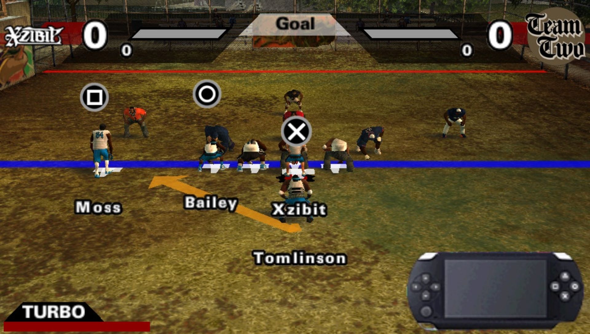 NFL街头橄榄球2：释放PSP游戏截图第3张