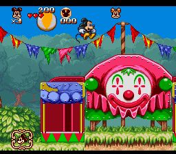 米奇与米妮的魔法冒险2／米老鼠：不可思议大马戏团SFC游戏截图第10张