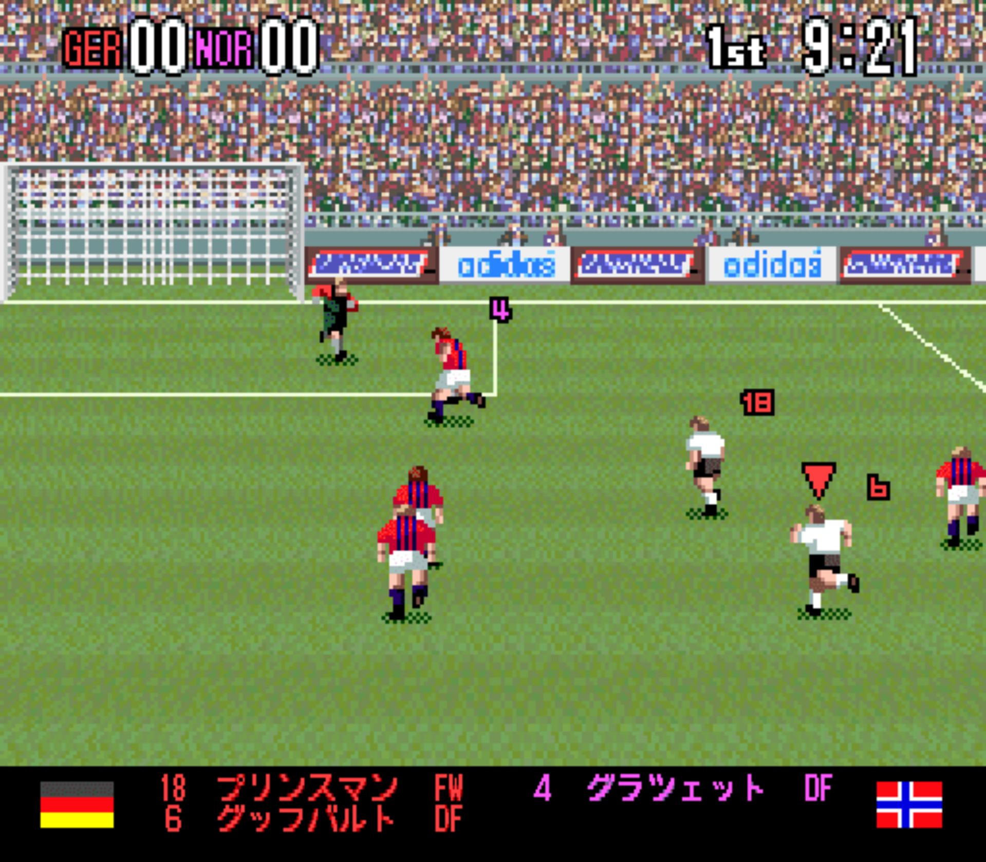 超统构足球94SFC游戏截图第12张