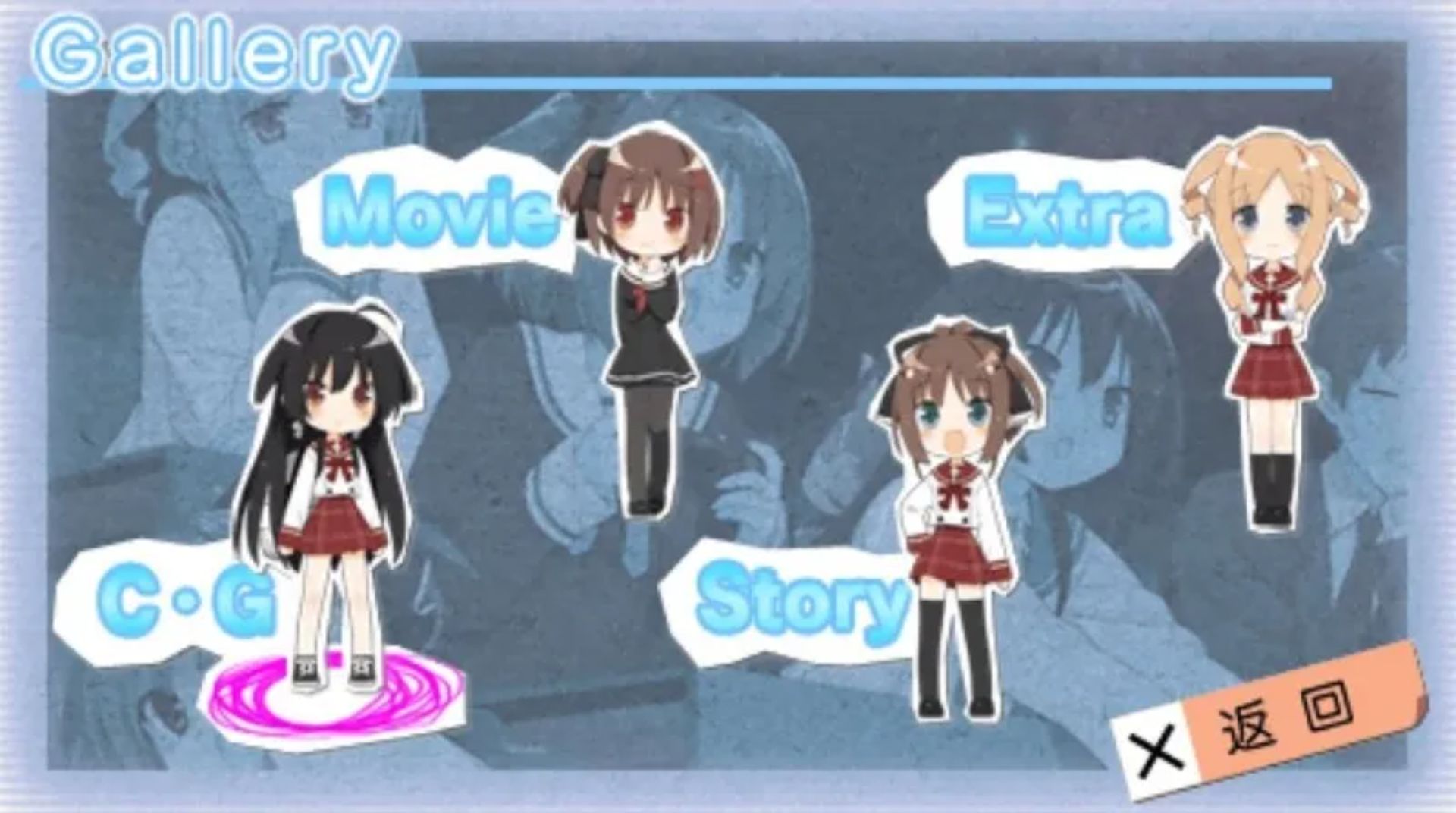 这间活动室被不回家部占领了：学园夏日战争篇PSP游戏截图第3张