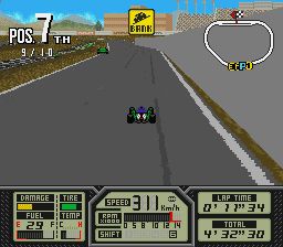 超级印第赛车SFC游戏截图第10张