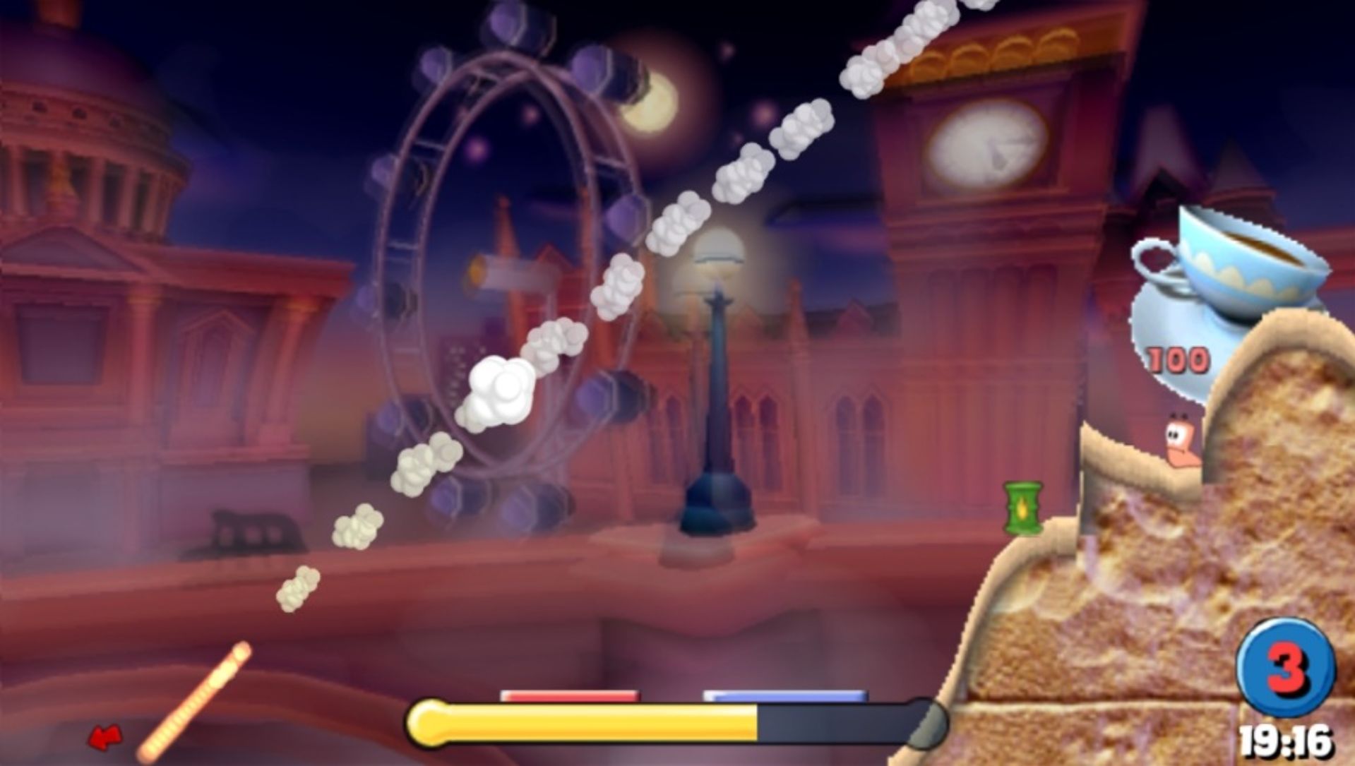 百战天虫：开战时刻1PSP游戏截图第6张