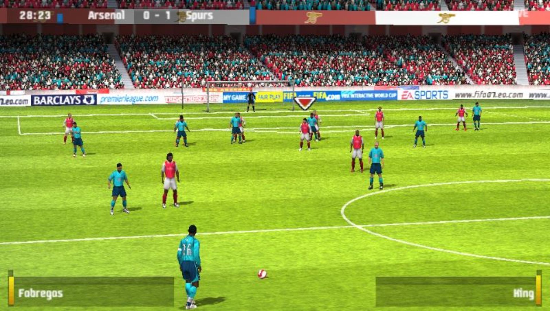 FIFA足球2007PSP游戏截图第14张