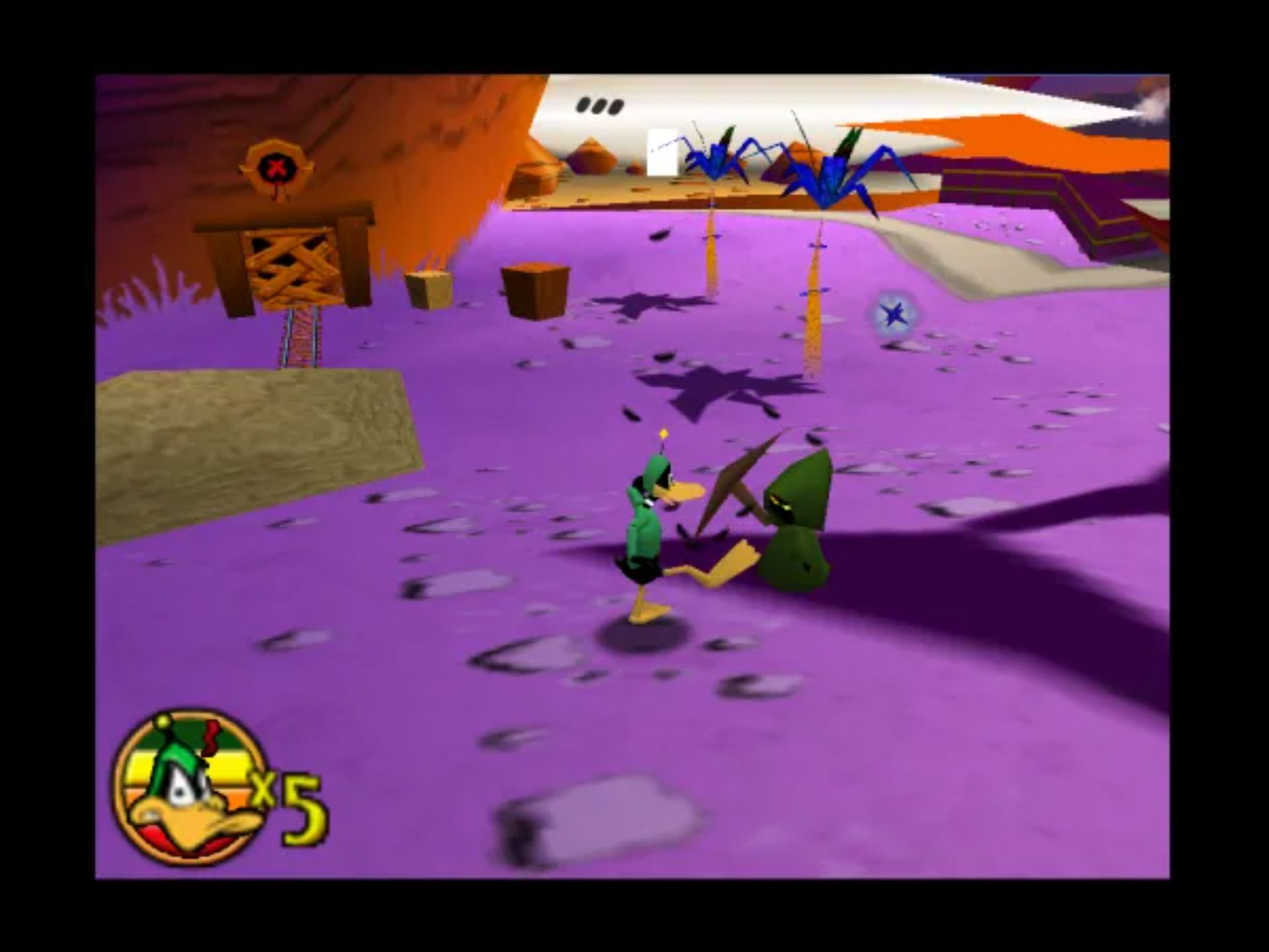 道奇鸭火星历险记N64游戏截图第11张