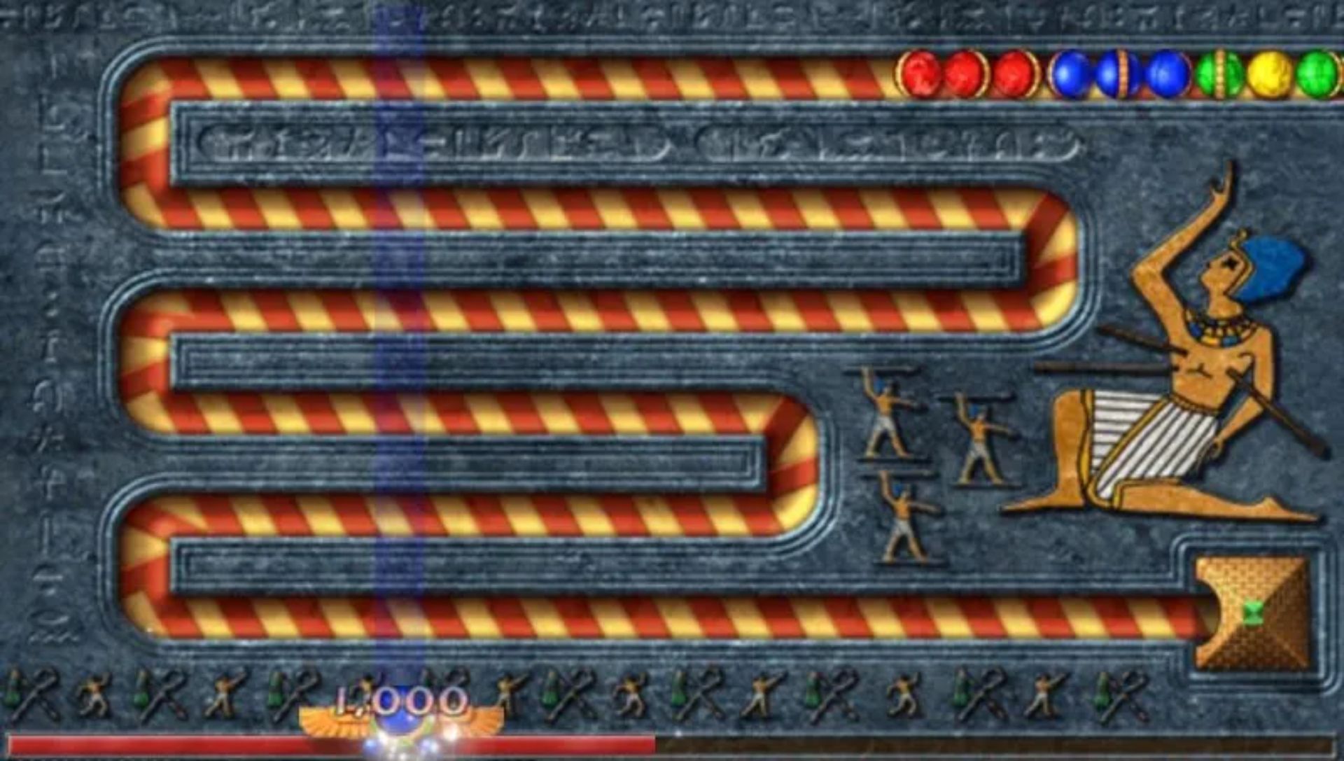 卢克索：金字塔祖玛PSP游戏截图第4张