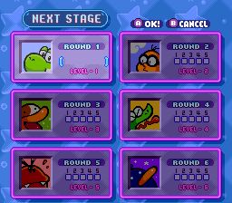 花仙子方块／耀西俄罗斯方块SFC游戏截图第7张