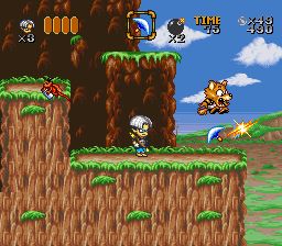 冲！冲！恶魔少年1／恶魔君1SFC游戏截图第13张