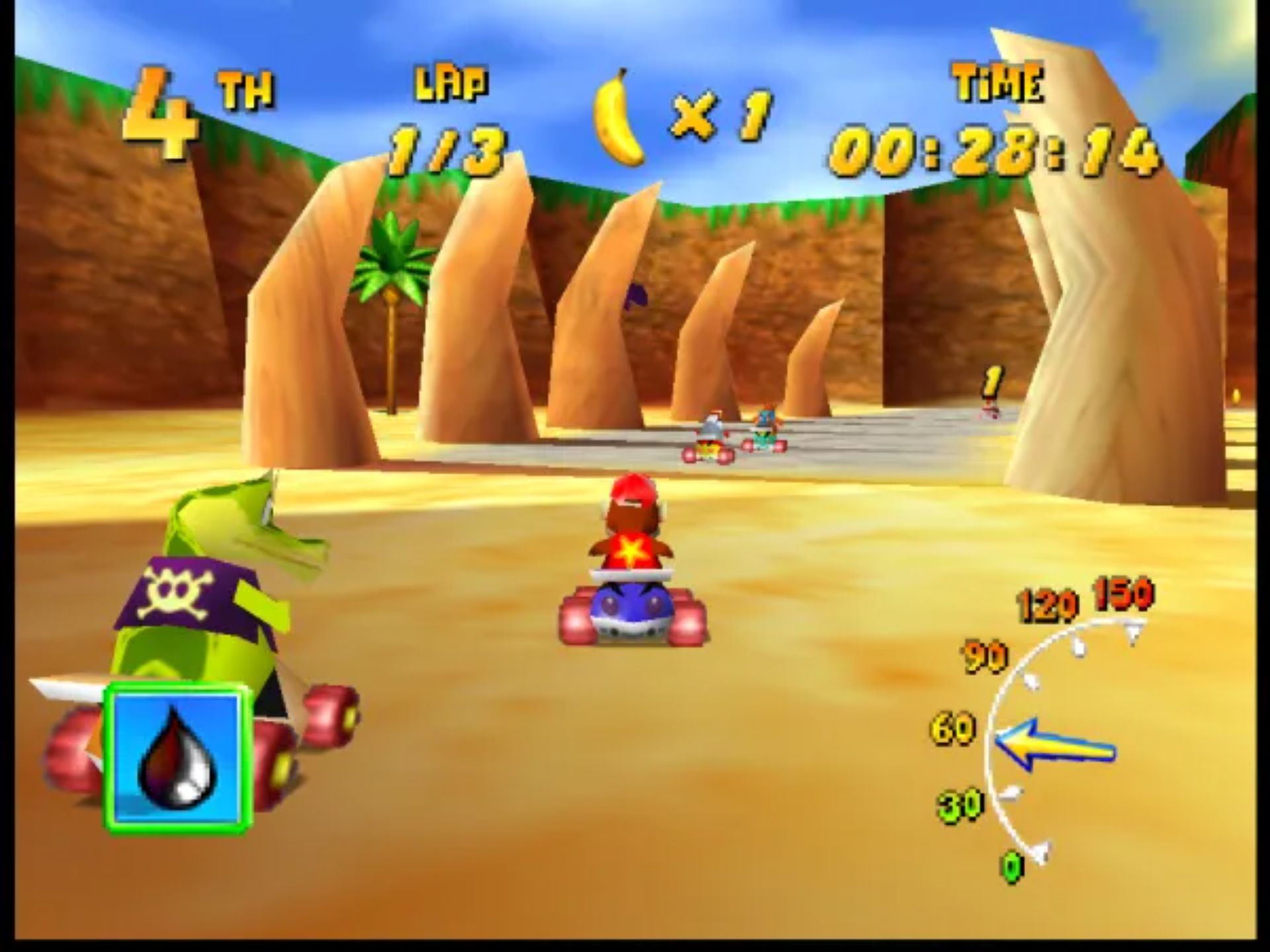 迪迪刚赛车N64游戏截图第25张