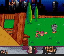 雷恩与史地皮：时间扭曲SFC游戏截图第6张