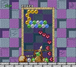 泡泡龙SFC游戏截图第5张