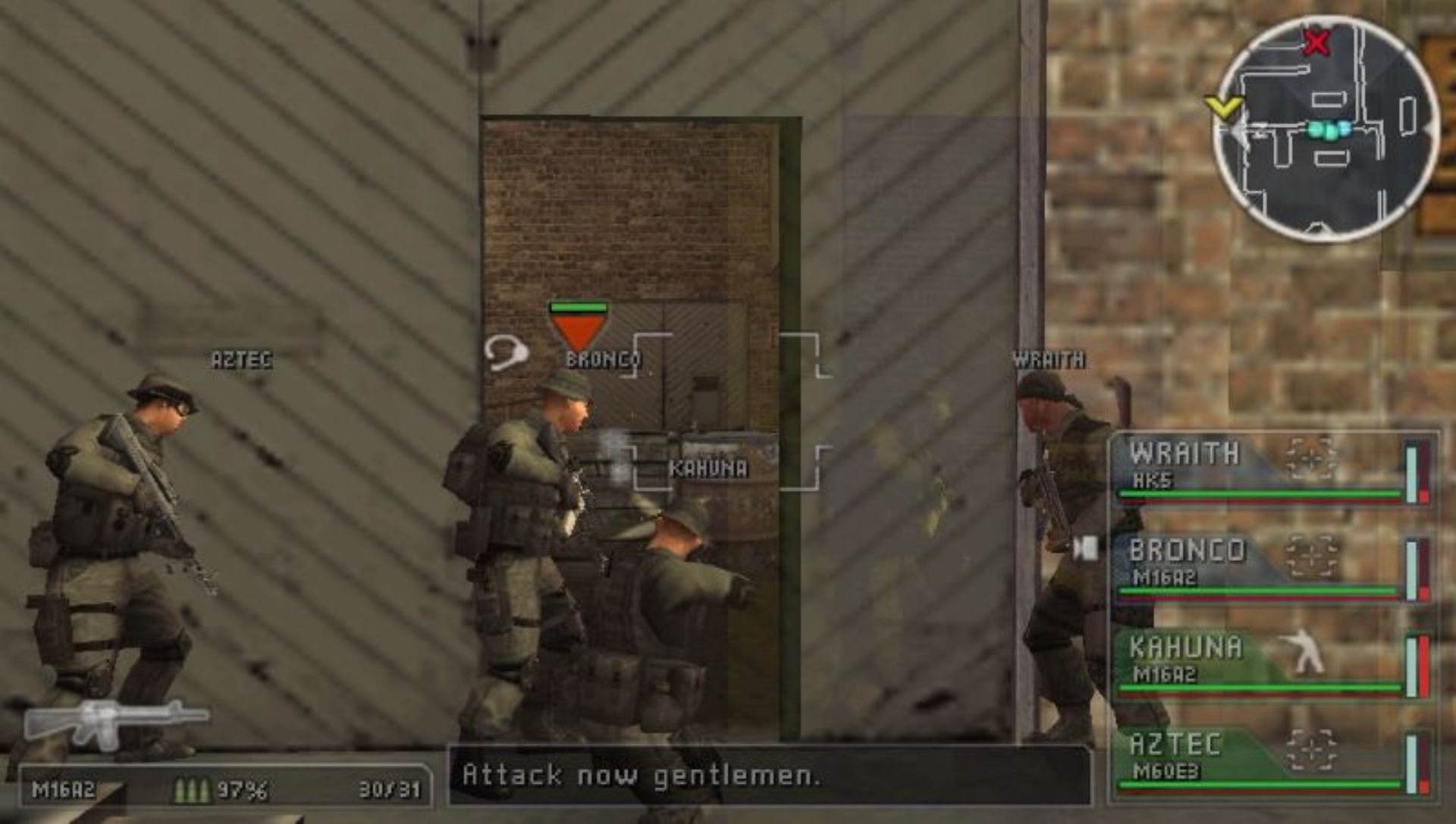 海豹突击队：战术打击PSP游戏截图第9张