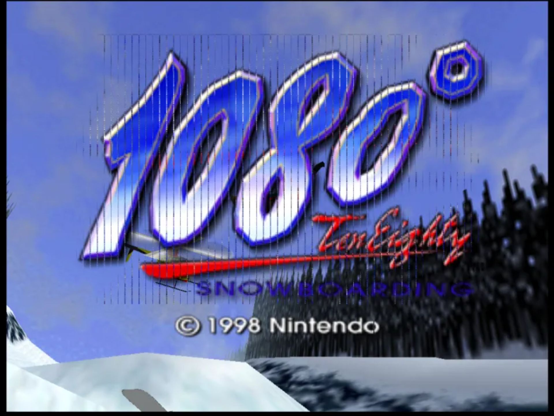 1080度滑雪N64游戏截图第3张