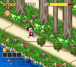 凯伦的疯狂追逐／小丑王子大冒险SFC游戏截图第12张